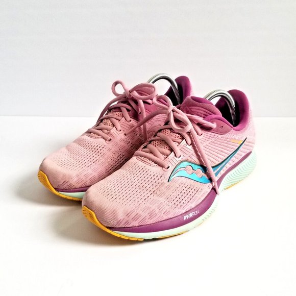SAUCONY Guide 14 Sz 10 42 Pink Running Shoes Future Spring Sneakers - Picture 2 of 13